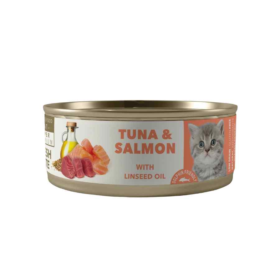 Amity Tuna & Salmon Kitten Wet Food 80 Gr image number null